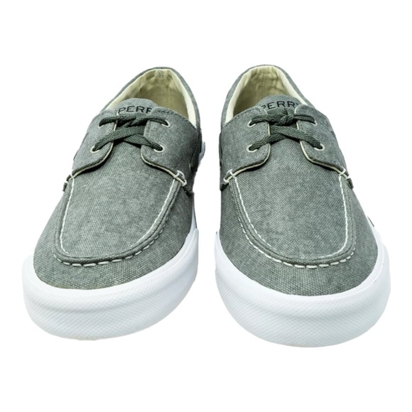 Sperry Top-Spider Canvas Boat Shoes, Grey, Size: 10M | EU43, UK9 - Picture 3 of 5